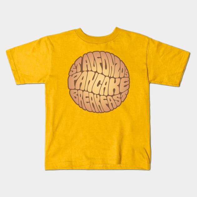 St. Alfonzo's Pancake Breakfast Kids T-Shirt by Guissepi